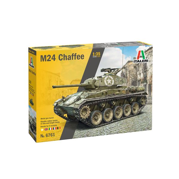 Italeri 6761 M24 Chaffee 1:35 Scale Plastic Model Kit/Model Assembly
