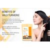Herbs Botanica Wild Turmeric Powder For Face Reduces Acne, Face Mask, Dark Spots, Hyperpigmentation, Smooth Skin, Improves Skin Tone, Anti Aging, Exfoliator| Amba Haldi Powder | Kasturi Manjal | Kasturi Turmeric | Aromatic Turmeric 150 Gms / 5.30 oz