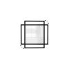 ALLboards Magnetic Document Frame A4 Black, Clear Document Poster Holder for Metallic Surfaces, Magnetic Document Sleeve
