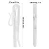 30 PCS Plastic Curtain Hooks,85mm Plastic Adjust Hook Adjustable Pinch Pleat Hooks