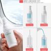 Mild East 3pcs 20ml Sterile Airless Pump Bottle with Funnel Easy to Carry and Fill Matte Lotion Bottles For Travel