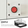 TOYMYTOY 4pcs Button Guard Button Cover Button Protector Button Protector Button Decoration Push Button Protector Stop Button Box Round Protective Cap Power Protector Child Flat