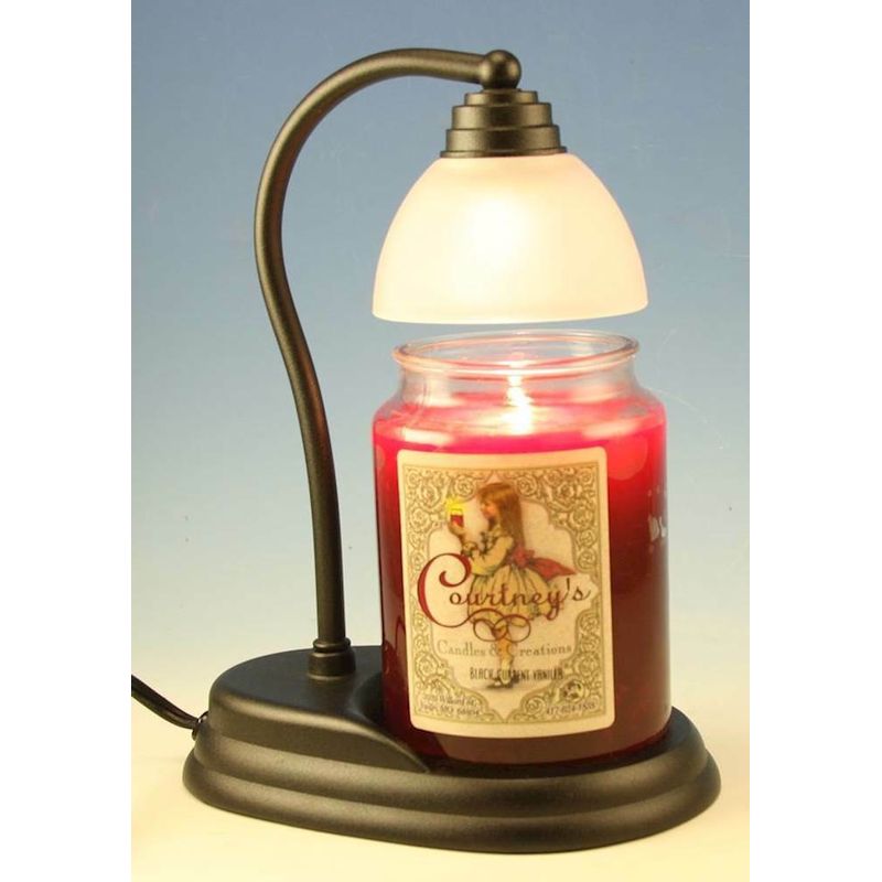 AURORA - CANDLE WARMER LAMP - BLACK main image 0