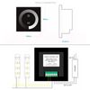 DC12-24V 4A/CH Wall Mounted Touch Switch Controller Glass Panel RGB 5050 3528