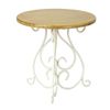SOW Decor Iron Mini Display Table Ivory DTDT2363IVSW (Table, Ivory (01))