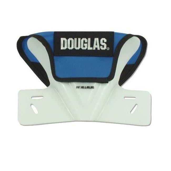 Douglas Football Butterfly Restrictor Cowboy Collar, Attach to Shoulder Pads (Royal Blue)