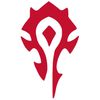 Horde Vinyl Sticker Decal (2.4" x 4", Real Red)