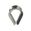 1/8" Stainless Steel Wire Rope Thimble for Cable Rail Eye Rigging - 8 Pack