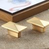 CILEYTION Heavy-Duty Cabinet Knobs - 10 Pieces, Gold Drawer & Door Knobs, Handles for Kitchen & Wardrobe