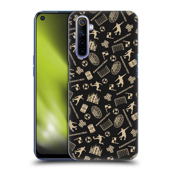 Head Case Designs Officially Licensed AC Milan Pattern Children Hard Back Case Compatible With Realme 6