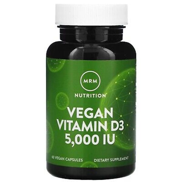 MRM, Vegan Vitamin D3, 5,000 IU, 60 Vegan Capsules