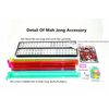 HNDTEK 166 Tiles American Mahjong Set Soft Bag with Combo Rack (Coffee)
