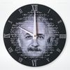 Wall Clock Albert Einstein 10” Round Quartz Movement By Endless Arts U.S. Studio