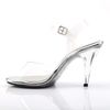 Pleaser CAR408, Damen Pumps, Transparent (clear), 38 EU