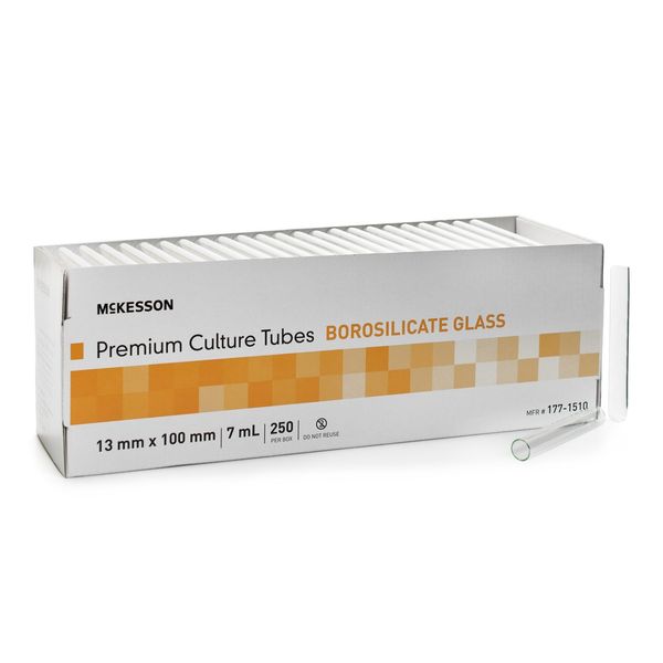McKesson Test Tube Round Bottom 177-1510 1000 Count