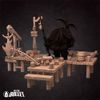 Port Set by Bite the Bullet DND Terrain 3D Printed
