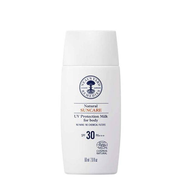 NEAL'S YARD REMEDIES SPF 30 Natural UV Protection Body Milk, Sunscreen, 2.4 fl oz (60 ml)