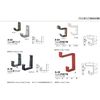 Polar Bear J-Shaped Hook, Small, Aluminum, A-52, Black