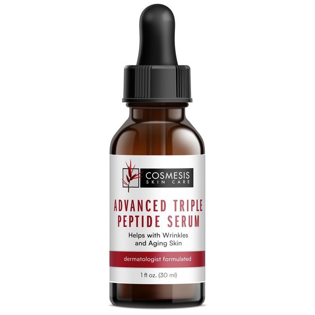 Advanced Triple Peptide Serum - Reduce Wrinkles, Support Collagen Renewal, De...