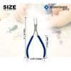 OdontoMed2011 Split Ring Pliers 5" W/Spring Blue Color Pvc Grip ODM