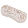 Pearl Rilakkuma Rabbit and Play Glasses Case, Hard Magnetic Polka Dot, Pink