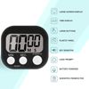 2 PCS Kitchen Timer Magnetic, Digital Timer with Loud Alarm for Kids, Time Timer with Stand for Study,Work,Exercise,Cooking