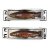 Set Of 2 Coastal Marine Nautical Fish Drawer Cabinet Door Bar Pull Knobs Accent