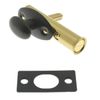 idh by St. Simons 28500-019 Premium Quality Solid Brass Mortise Door Bolt, Matte Black