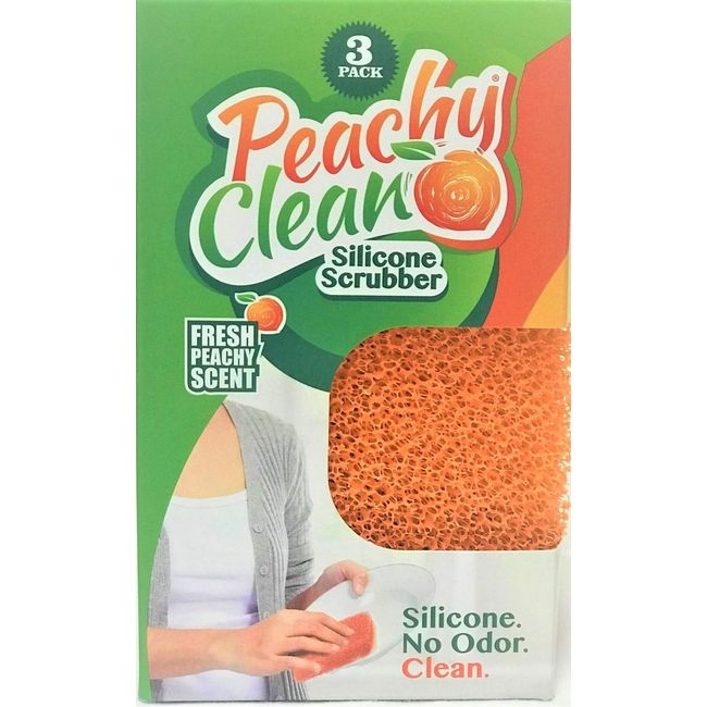 Peachy Clean Silicone Scrubber