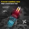 2x H4 / 9003 4-Sides LED Headlight Conversion Kit 2400W 360000LM Hi/Lo Beam Bulb