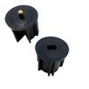 Universal Replacement for IndoorOutdoor Roller Shade, Roller Blind Accessories(38mm cluth Plug, Black)