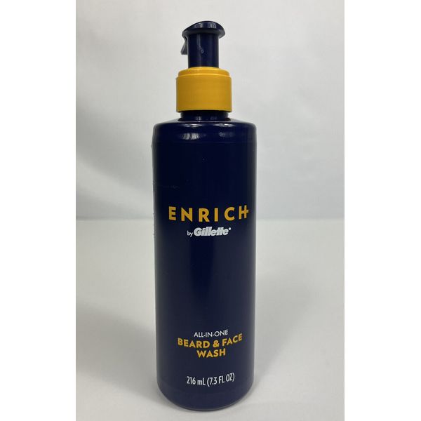Enrich By Gillette All-In-One Beard & Face Wash 7.3fl oz *New*