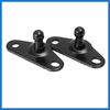 VekAuto 4pcs 10mm Auto Ball Studs Mounting Brackets for Gas Struts Shocks Auto Accessories