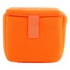 Tbest DLSR Camera Bag Insert Padded Shockproof Foldable Camera Insert Protective Bag Camera Case Bag Accessory Replacement for Photographing Black, Red, Orange, Blue (Orange)