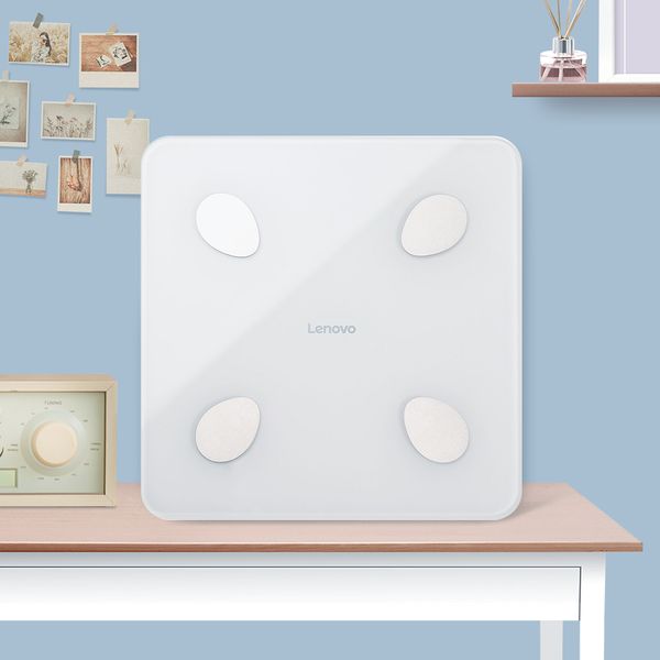 Lenovo Smart Body Fat Scale Mini Fit, White, L-SCL002