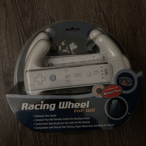 NEW Ioncepts Racing Wheel for Nintendo Wii - SET OF 2 for Mario Kart