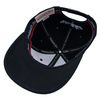 Mitchell & Ness Classic Red Pinscript Snapback, Black