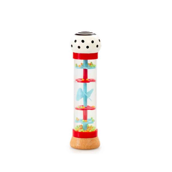 Early Learning Centre Wooden Rainmaker for Babies from 6 to 36 Months Baby Rattle Toddler Toy Rain Maker Wooden Rattle Elc Toys Wooden Baby Rattle Rain Rattle Gift Kids Baby Rainmaker Toy