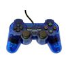 PS2 Wired Replacement Controller Transparent Blue For PlayStation 2 Ps2 PlayStat