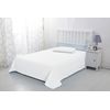 Sonia Linens Home Basic Soft Brushed Microfibre Flat Sheet - Non Iron Breathable Hypoallergenic Top Sheet (White, Single)