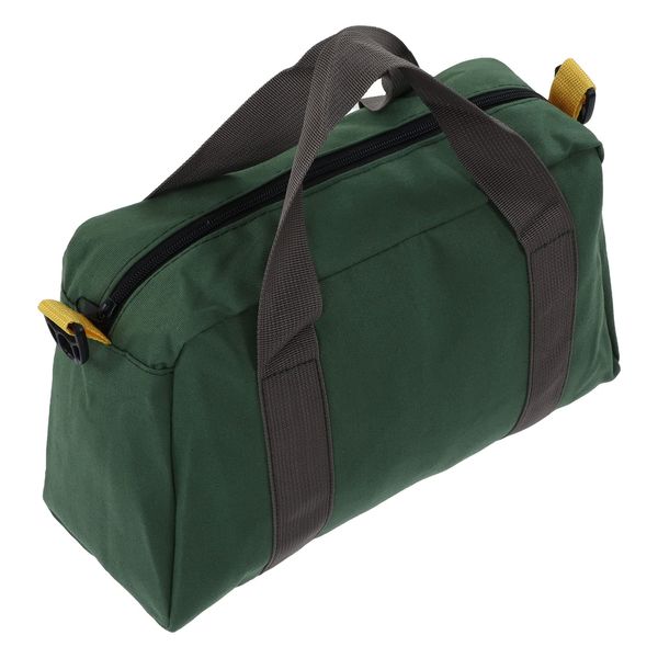 Tragbare Werkzeugtasche Leer 30x18x12cm Große Leinwand Wasserdicht Tool Bag mit Griff, Mehrzweck Verschleißfest Werkzeugkoffer Elektriker Zimmerei Werkzeug Organizer Tasche