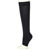 Gunze RIZAP Women's Compression Short Calf Arch Support No Toe, black (black 19-3911tcx), M