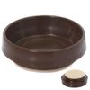 Bulk Hardware Large Castor Cups with Felt Pad - Brown (Pack of 8) (2)