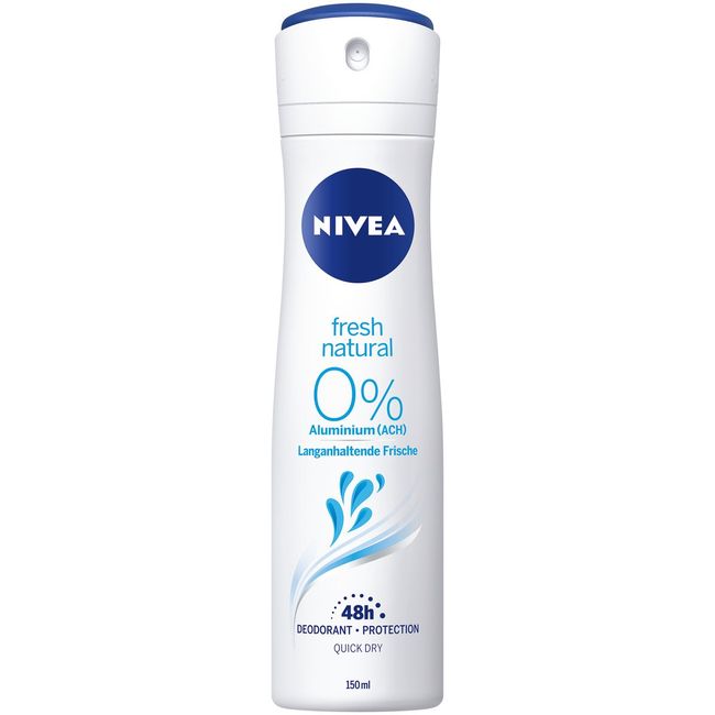 Nivea FRESH NATURAL spray deodorant 0% Aluminum 150ml