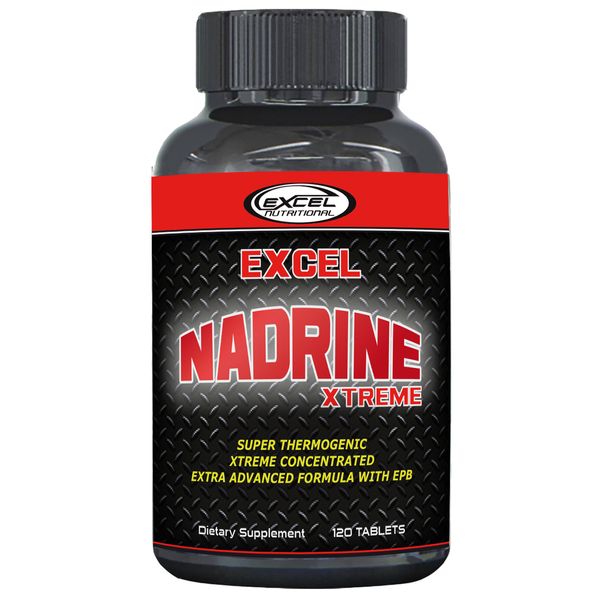 EXCEL NADRINE WEIGHT LOSS/FAT BURNER,120 TABLETS, EXTRA STRENGTH. NEW FORMULA.
