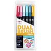 Tombow Merry & Bright 6-Pack Marker, Portrait 6 Piece