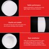 YOFASEN White Pipe Covers - PVC Pipe Cap Fitting - Slip Socket External End Caps, 25mm, 6pcs