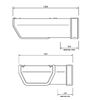 FLOPLAST 114mm Square Gutter 90 Degree Angle - White