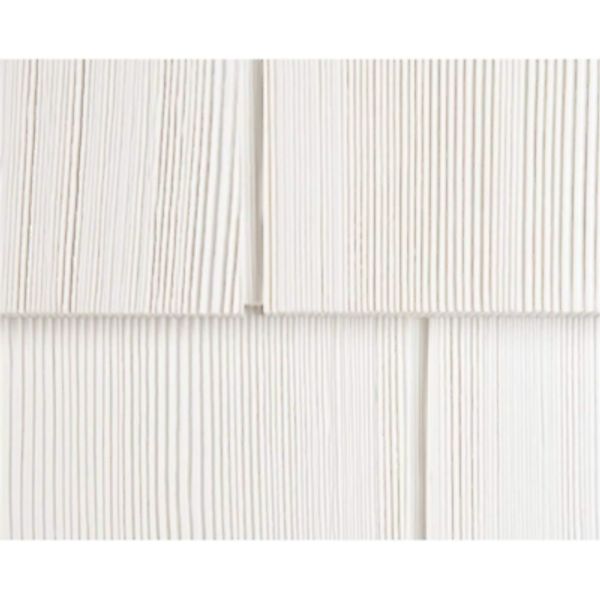 Homeside Select Double 7In. Cedar Shake Vinyl Siding (1/2 Square) Colonial White