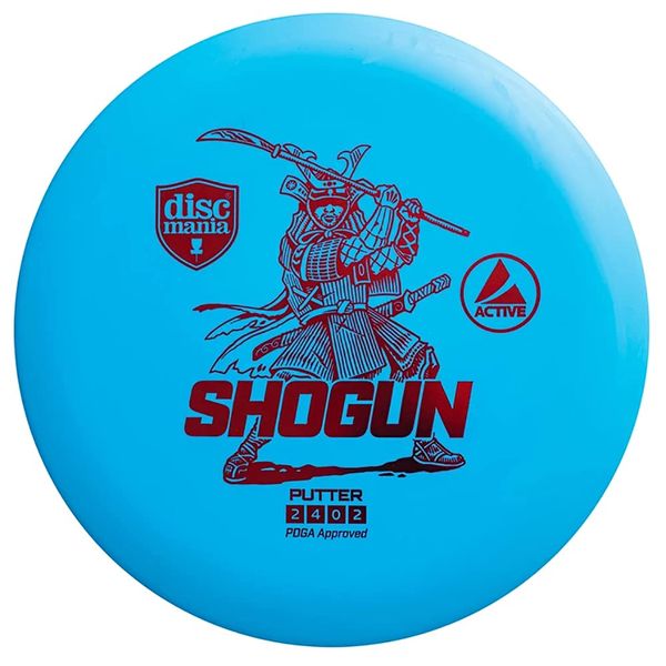 Discmania Active Base Shogun Disc Golf Putter 165-170g (Colors May Vary)